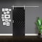 Renin Sherwood 36 in. x 88 in. Extra Tall Arrow Design Barn Door Slab AW135W11CA1CAE36088 - alternate 3